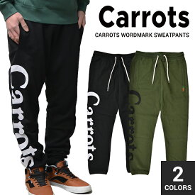 【割引クーポン配布中】 Carrots By Anwar Carrots (キャロッツ) WORDMARK SWEATPANTS スウェットパンツ ジョガーパンツ メンズ ストリート スケート 【あす楽対応】【RCP】【売り尽くし】