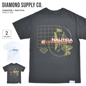 �y�����N�[�|���z�z���z DIAMOND SUPPLY Co. �_�C�������h �T�v���C × NAUTICA �m�[�e�B�J SPECS TEE ���� �J�b�g�\�[ �g�b�v�X �����Y S-XL �u���b�N �z���C�g C20DMPA402S �y�P�i�w���̏ꍇ�̓��[���֔���