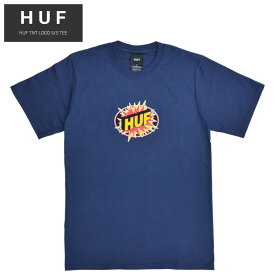 【割引クーポン配布中】 HUF (ハフ) Tシャツ TNT LOGO S/S TEE 半袖 カットソー トップス メンズ S-XXL ネイビー TS01691 【単品購入の場合はネコポス便発送】【RCP】