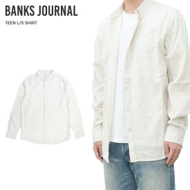 【割引クーポン配布中】 BANKS JOURNAL (バンクス ジャーナル) シャツ TEEN L/S SHIRT ストライプシャツ カジュアルシャツ メンズ S-XL WLS0132 【あす楽対応】【RCP】