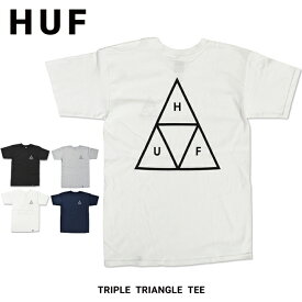 【割引クーポン配布中】 HUF (ハフ) TRIPLE TRIANGLE S/S TEE ESSENTIALS Tシャツ 半袖 メンズ クルーネックTシャツ ティーシャツ ストリート スケート 【単品購入の場合はネコポス便発送】【バーゲン】