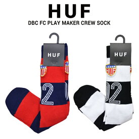 【割引クーポン配布中】 HUF (ハフ) ソックス DBC FC PLAY MAKER CREW SOCK 靴下 メンズ スケートソックス クルーソックス ハイソックス 【ネコポス便発送で送料無料】【RCP】