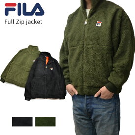 【割引クーポン配布中】 FILA HERITAGE フィラ ヘリテージ FULL ZIP JACKET フリースジャケット ボアジャケット メンズ アウター ブルゾン ストリート FM9451 【あす楽対応】【バーゲン】