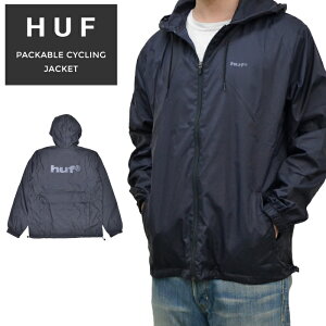 yN[|zzz HUF (nt) WPbg PACKABLE CYCLING JACKET pbJu TCNOWPbg iCWPbg AE^[ u] Y S-XL ubN JK00377 yRCPz