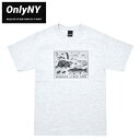 【割引クーポン配布中】 ONLY NY (オンリーニューヨーク) Tシャツ WILDLIFE OF NEW YORK S/S T-SHIRT 半袖 カットソー トップス メンズ S-XL アッシュ グレー 【単品購入の場合はメール便発送】【RCP】