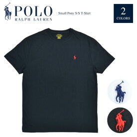 【割引クーポン配布中】 POLO Ralph Lauren ポロ ラルフローレン Tシャツ クルーネック 半袖 トップス カットソー S-XL ブラック ホワイト 【単品購入の場合はネコポス便発送】【RCP】