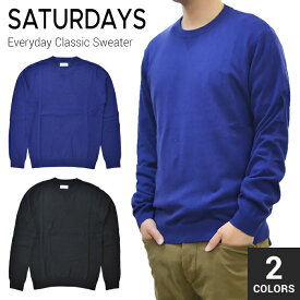 【割引クーポン配布中】 SATURDAYS NYC (サタデーズ ニューヨークシティ) Everyday Classic Sweater クルーネック セーター ニット メンズ サタデーズサーフ 【あす楽対応】