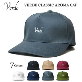 【割引クーポン配布中】 VERDE (ヴェルデ) CLASSIC AROMA CAP クラシック アロマキャップ 帽子 ストラップバック メンズ レディース ユニセックス 【あす楽対応】【RCP】