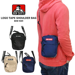 �y�����N�[�|���z�z���z BEN DAVIS (�x���f�C�r�X) LOGO TAPE SHOULDER BAG �V�����_�[�o�b�O �~�j�V�����_�[ �T�R�b�V���o�b�O �� �����Y ���f�B�[�X ���j�Z�b�N�X BDW-9309 �y���[���֔����ő�������