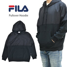 【割引クーポン配布中】 FILA HERITAGE フィラ ヘリテージ PULLOVER HOODIE プルオーバー パーカー スウェット フリース ストリート FM9711 【あす楽対応】【RCP】【バーゲン】