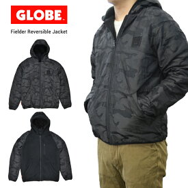 【割引クーポン配布中】 GLOBE (グローブ) ジャケット FIELDER REVERSIBLE JACKET ナイロンジャケット フリースジャケット ボアジャケット リバーシブル 長袖 メンズ S-XL ブラック GB01937015 【あす楽対応】【クリアランス】