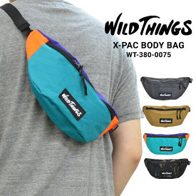 【割引クーポン配布中】 WILD THINGS (ワイルドシングス) X-PAC BODY BAG ウエストバッグ ショルダーバッグ ボディバッグ 鞄 メンズ レディース ユニセックス カジュアル アウトドア WT-380-0075 【単品購入の場合はネコポス便発送】【バーゲン】