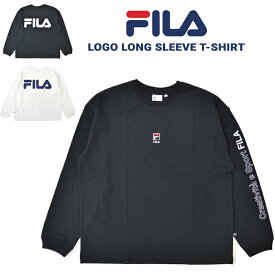 【割引クーポン配布中】 FILA HERITAGE (フィラ ヘリテージ) ロンT L/S T-SHIRT Tシャツ TEE 長袖 カットソー メンズ M-XL ブラック ホワイト FM9807 【単品購入の場合はネコポス便発送】【RCP】【バーゲン】