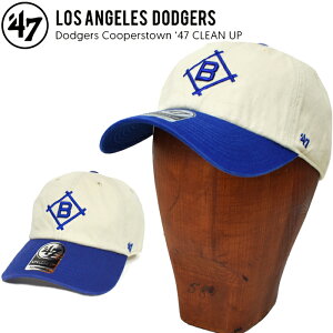 �y�����N�[�|���z�z���z 47 �L���b�v '47 (�t�H�[�e�B�[�Z�u��) DODGERS COOPERSTOWN 47 CLEAN UP CAP �N���[���i�b�v �L���b�v �X�q �h�W���[�X NATURAL �yRCP�z