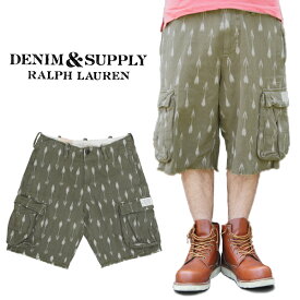 【割引クーポン配布中】 DENIM & SUPPLY by Ralph Lauren デニム＆サプライ　Arrowhead Cotton Cargo Short アローヘッドコットンカーゴショーツ　カーゴショーツ【あす楽対応】【売り尽くし】