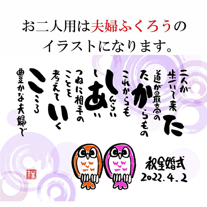 傘寿祝い80歳 名前の詩の贈り物 プレゼント 幸せ福ろう ミニブラウンの額 通販