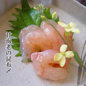 [スーパーSALE11％OFF] 海鮮 ギフト [甘海老の昆布〆]料理店の味[生鯖寿司お取り寄せの萩]
