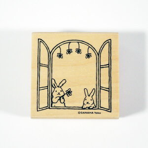 y݌ɌzǂԂ͂񂱁y蒠ҁz 1675-008 ETM   t[   ЂƂ e ꌾ X^v rabbit flower window Ȃ͂悤  蒠  IWi ؐ͂ o[X