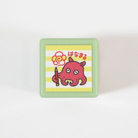 Nミニ☆ポンスタンプ 浸透印 はんこ 0550-019 [メンダコ はなまる] 鉛筆 花丸 ハナマル Flapjack octopus 海の生き物 深海魚 水族館 マーク 評価 音読確認 塾 先生 チェック レッド red 赤色 ミニポン STAMP スタンプ こどものかお KODOMO NO KAO (メール便可!!)