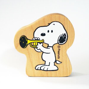 Xk[s[Ebhs[X X^v 2283-006 bp Xk[s[ gybg y  trumpet Sg SNOOPY wood piece stamp LN^[ s[ibc ͂ o[X^v ǂ̂ KODOMO NO KAO@