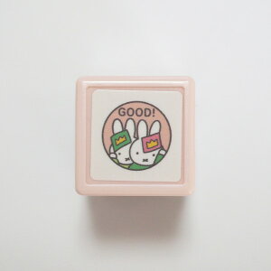 N~btB[~j|X^v ͂ 2074-005 ~btB[ GOOD Obh O[    Z  Bruna Mini self-inking stamp u[i miffy bh ԐF red ǂ̂ KODOMO NO KAO@([