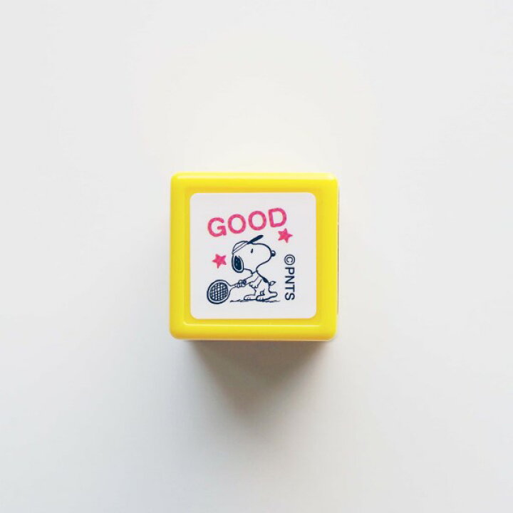 楽天市場 スヌーピーミニスタンプ浸透印 はんこ E 24 052 スヌーピー Good テニス グッド スポーツ 評価 学校 習い事 先生 塾 採点 Snoopy Mini Self Inking Stamp ピンク 桃色 こどものかお Kodomo No Kao メール便可 なまあずショップ楽天市場店