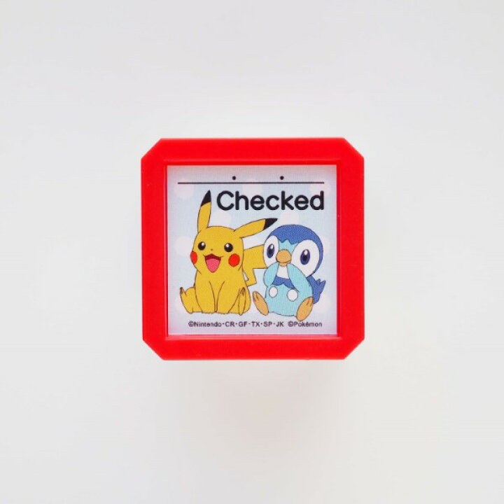 楽天市場 ポケットモンスター浸透印 Sq スタンプ はんこ 2871 042 ピカチュウ ポッチャマ Checked 全身 チェック 日付 月日 年月日 ポケモン レッド 赤色 こどものかお Kodomo No Kao メール便不可 なまあずショップ楽天市場店