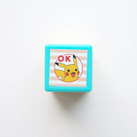 ポケットモンスターミニ☆ポンスタンプ 浸透印 はんこ 2882-019 ピカチュウ OK オッケー 〇 アップ ポケモン レッド あか 赤色 こどものかお KODOMO NO KAO　(メール便可!!)