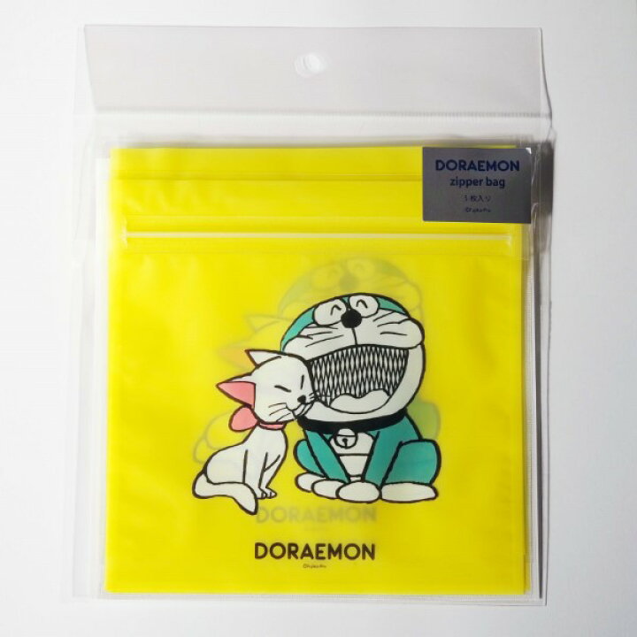 楽天市場 ドラえもん ジッパーバッグ Meow Dg 179 イエロー 黄色 Yellow チャック付きビニール袋 ふくろ Zipperbag ジップロック 猫 ねこ Cat ギフト 梱包 包装 藤子 F 不二雄 漫画 Fujiko Pro 日本 グリーンフラッシュ Greenflash メール便可 なまあずショップ