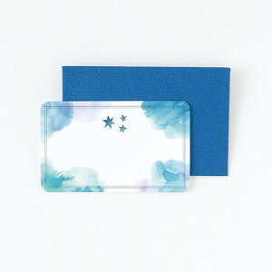 y݌Ɍzy Xe[Vi[@~jJ[hZbg Mini Card Set CL-011 []    X^[ ق star u[ blue CN F 莆 bZ[WJ[h gift {@O[t