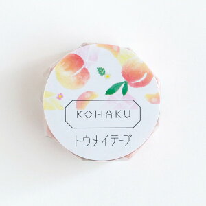 y݌ɌzKOHAKU gECe[v Clear Masking Tape KK-074 [s[`] ҁ[  peach s[`eB[̃n~O t[c NA  20mm ā[  [ O[tbV GreenFlash ([