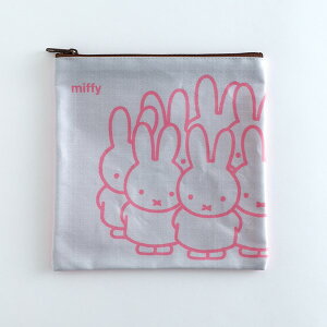 miffy ~btB[ XNGA|[` SquarePouch BM-218 [gray] O[ sN DF F W _[ P[X  σ|[`@ u[i G{ CXg Bruna@O[tbV GreenF