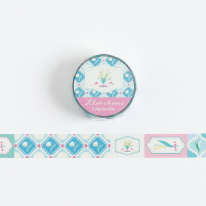 flor choose t`[Y }XLOe[v MaskingTape FC-016 [XY] 15mm×5m ā[ lily of the valley Ne  flower t[ R[W _ g ^CfUC |bv { ROMANTIC MODE