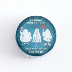 WEARING SHOES GHOST NA}XLOe[v WG-005 [colorful] ΂  ghost H S[Xg nEB  NA  20mm ā[  [ Clear Masking Tape e[v O[tb