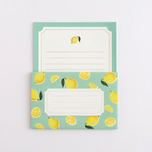 colorfruits Jt[c ^[Zbg CS-008 [lemon] 莆   EG ʕ O[ ΐF green fruit t[c LetterSet ^[   R[W _ g |bv { MODERN@O[