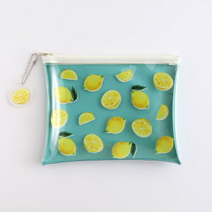 colorfruits Jt[c PVC|[` CS-026 [lemon] PVC Pouch   EG ʕ O[ ΐF green fruit t[c P[X AN`[ [ rj[ R[W _ g |bv 