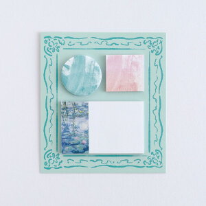 DAILY MUSEUM XeBbL[ MU-011 [@] t ӂ ߂ l N[hEl XC A  t[ flower message memo Sticky Note L i p pi G fC[~[WA 