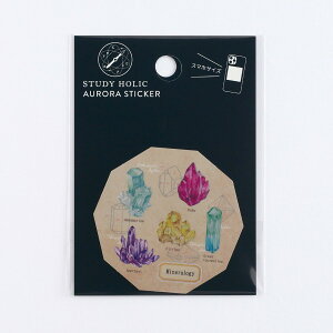 X^fBzbN STUDY HOLIC I[XebJ[ ST-348 [zw] Ԃ Mineralogy  r[ AWXg  ANA} NX^ w Aurora sticker LL ϐ ό [ X^f