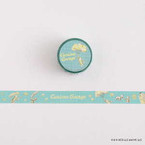 y݌Ɍz̃W[W }XLOe[v [green] CGG-006 W[W `[L[ FXq̂ yL ACX ΐF masking 5m e[v V[  [ T G{ Curious George Ov