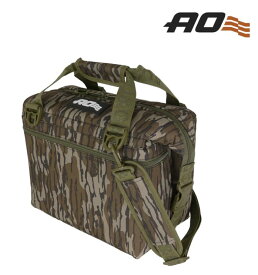 ★AO COOLERS エーオークーラーズ12 パック キャンバス ソフトクーラー　モッシーオークボトムランドキャンプ　アウトドア　　クーラーボックス　クーラーバッグ　保冷　カモフラ柄　853947007737