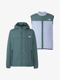 THE NORTH FACE　ザ・ノース・フェイス　フリーラントリクライメイトジャケット（メンズ）Free Run Triclimate Jacket　NY82390　保温フーディジャケット　ランニングウェア　トレイルランニング　ダウンジャケット　中綿　ストレッチ素材 インナーベスト　PRIMALOFT