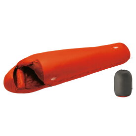 【数量限定】モンベルmont-bell シームレス ダウンハガー800 #1　OGオレンジ／快適温度 -3℃／使用可能温度 -10℃　ダウン寝袋　シュラフ　登山　山小屋　トレッキング　撥水　800FP