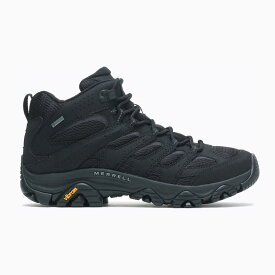 MERRELL　メレル　MOAB 3 SYNTHETIC MID GORE-TEX　モアブ 3 シンセティック ミッド ゴアテックス®［メンズ］TRIPLE BLACK　男性用　J500249　登山靴/ハイキングシューズ/ライトハイキング/低山/日帰り/軽量/防水/女性用/GORETEX/快適