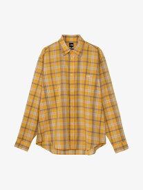 ザ・ノース・フェイス　THE NORTH FACE　 ロングスリーブフラッシュドライチェックシャツ（ユニセックス） 撥水性　フラッシュドライ　和紙　テクニカルシャツ　NR12601