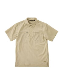 Teton Bros. ティートンブロスChill POLO (Men)　チルポロ　リサイクルポリエステル　通気性　化繊ソフトシェルシャツ　軽量ソフトシェル　東レ新素材DOT air　登山アウトドア　トレッキング　半袖　tb261-380