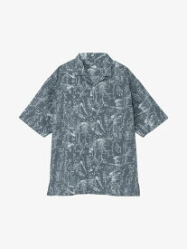 THE NORTHFACE ザ・ノース・フェイスショートスリーブアロハリップシャツ 　ユニセックス シャツ　NR22631　SS ALOHA RIP SHIRT　遮熱　UVカット　通気性　カジュアル　ライフスタイル　夏　リップストップ