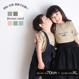 名入れ tシャツ 親子 ペアルック 出産祝い 姉妹 兄弟 親子コーデ お揃い 甥っ子 姪っ子 キッズ ロンパース 男の子 女の子 ナチュラル プレゼント 家族 リンク お揃い 誕生日 名前入り 小学生 可愛い お返し 内祝い 孫 Babybaby