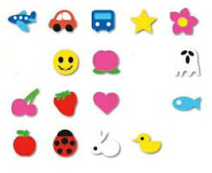 プチマーク フロッキーネーム アイロン お名前シールとご一緒に 30個入(1シート) ワッペン アップリケ