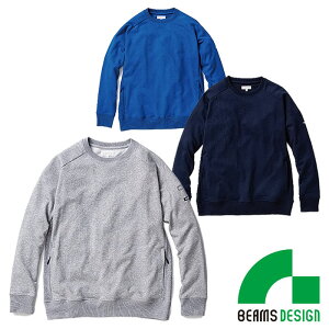 B2805-00 �����g���[�i�[ BEAMS DESIGN �r�[���X�f�U�C�� �N�Ԓ�� ��ƕ� ��ƒ� S�`3L �|���G�X�e��65���E��35�� �X�E�F�b�g���ѐ��n