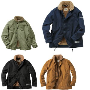 N-1STYLE 旧米海軍スタイル DG503 綿防寒コート D.GROW ディーグロウ エヌワンスタイル KURODARUMA クロダルマ 作業服 作業着 M〜4L 表:綿100%(オックス) 裏:ポリエステル100%(身頃:ボアフリー